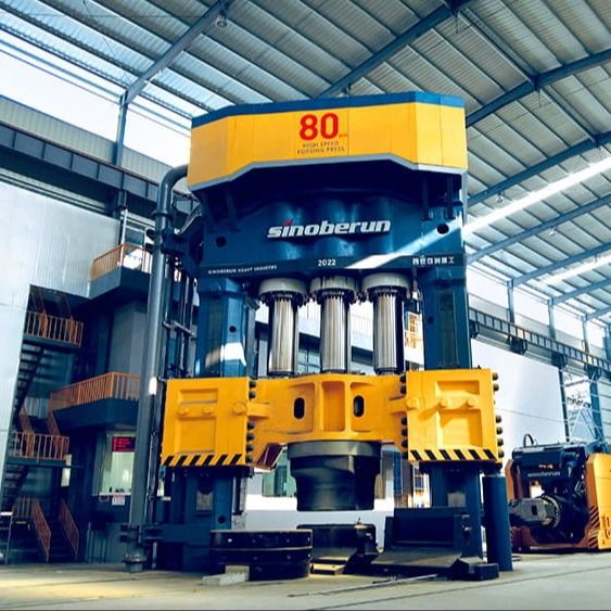 Dua kolom dorong ke bawah sepenuhnya hidrolik terbuka Die Forging Press Kontrol listrik hidrolik Forging Press