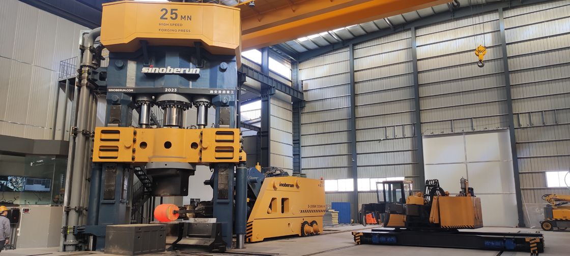 Dua kolom dorong ke bawah sepenuhnya hidrolik terbuka Die Forging Press Kontrol listrik hidrolik Forging Press